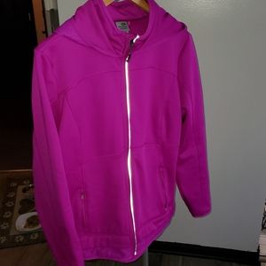 XXL pink hoodie, zip up jacket